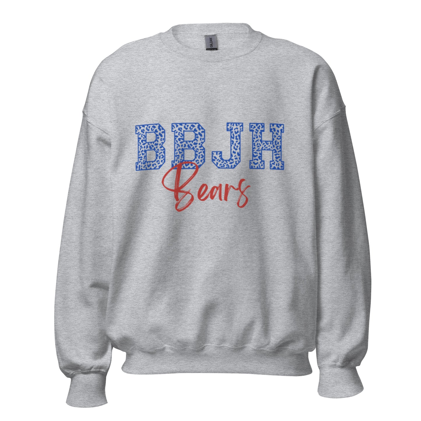 BBJH Leopard Bears Crew Sweatshirt