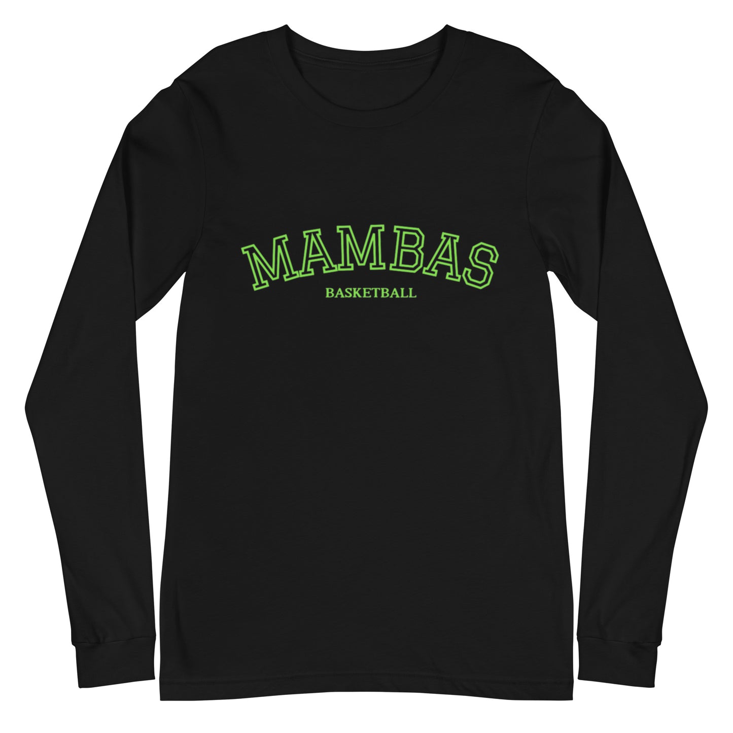 Mambas Block Letter Unisex Long Sleeve Tee