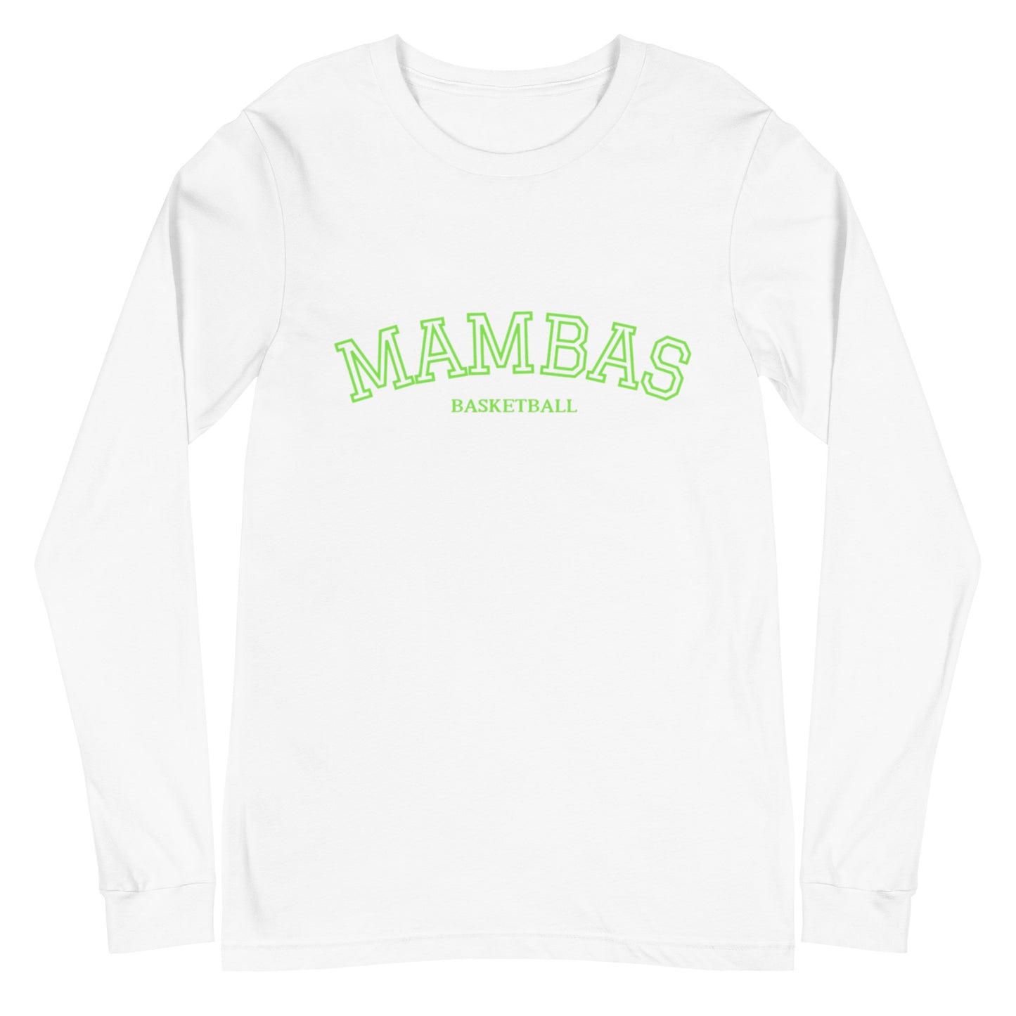 Mambas Block Letter Unisex Long Sleeve Tee