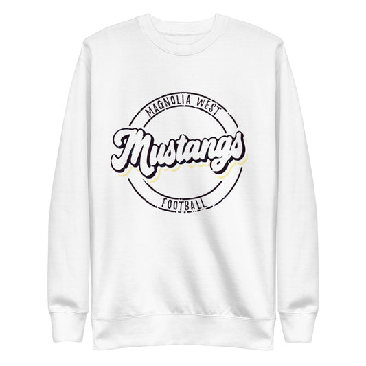 Magnolia West Mustangs Football Circle Sweatshirt