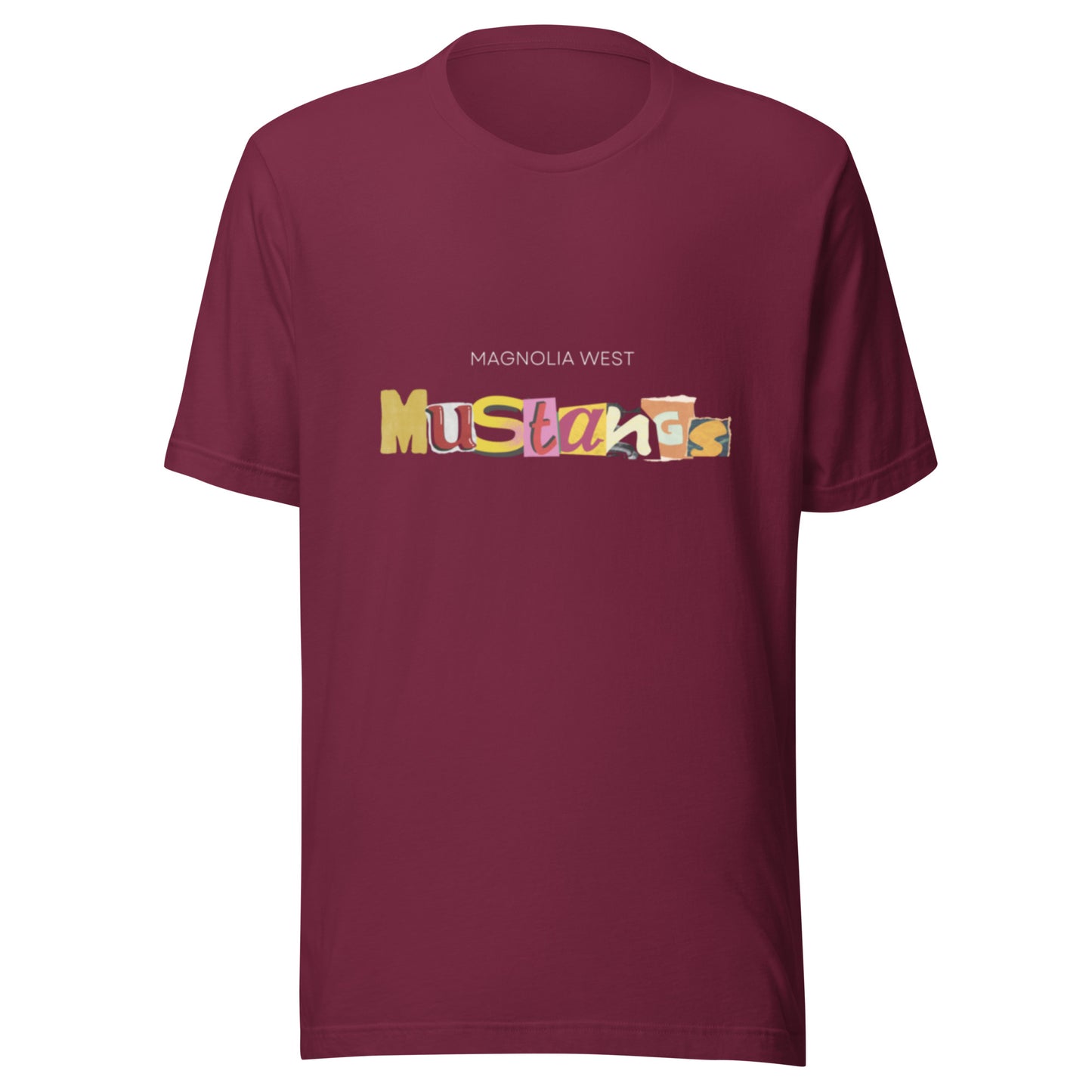 Mustangs Magazine Letters T-Shirt