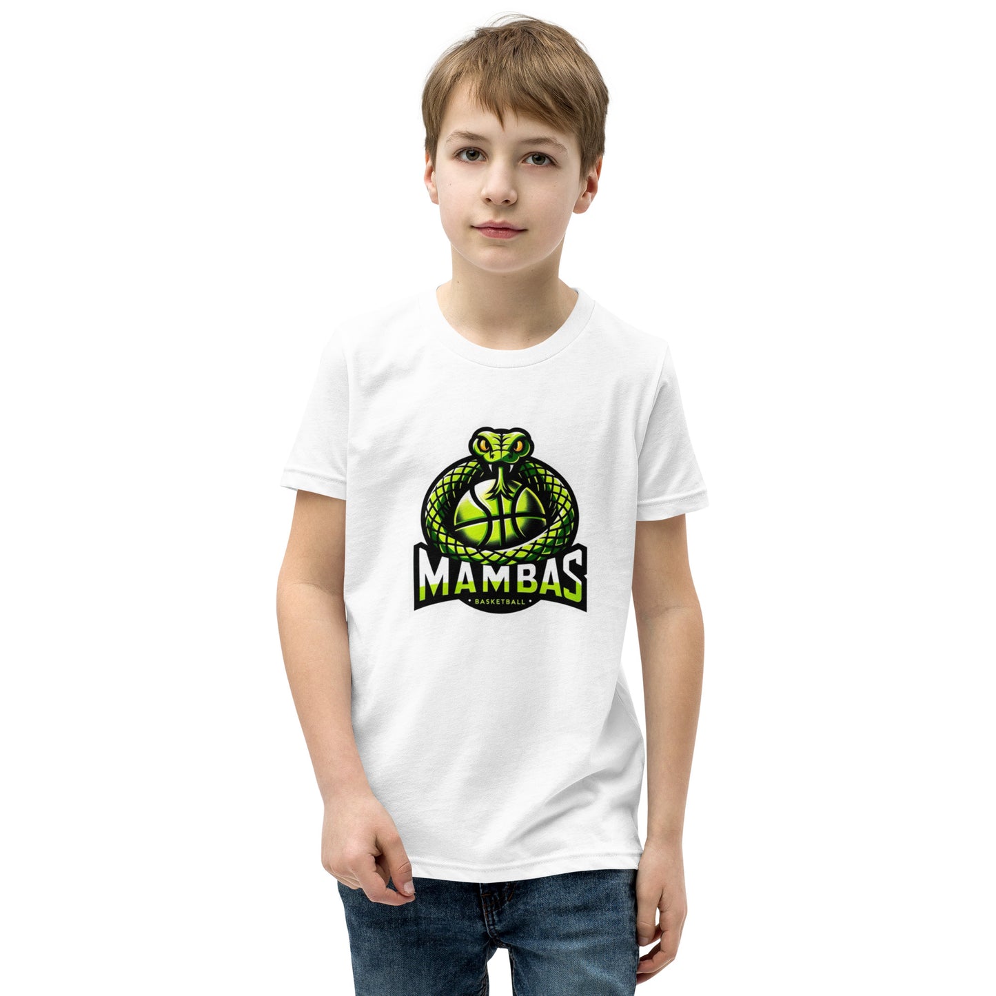 Mambas Snake Graphic Youth Short Sleeve T-Shirt